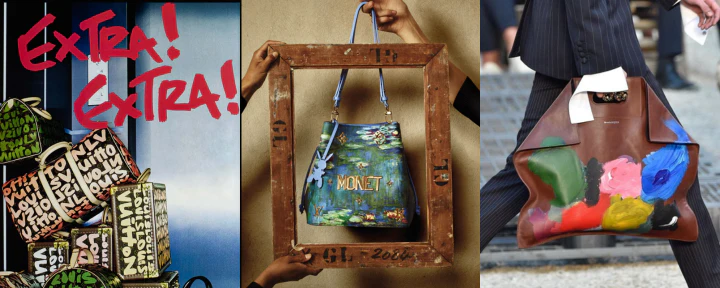 Vintage Designer Bag Art Louis Vuitton