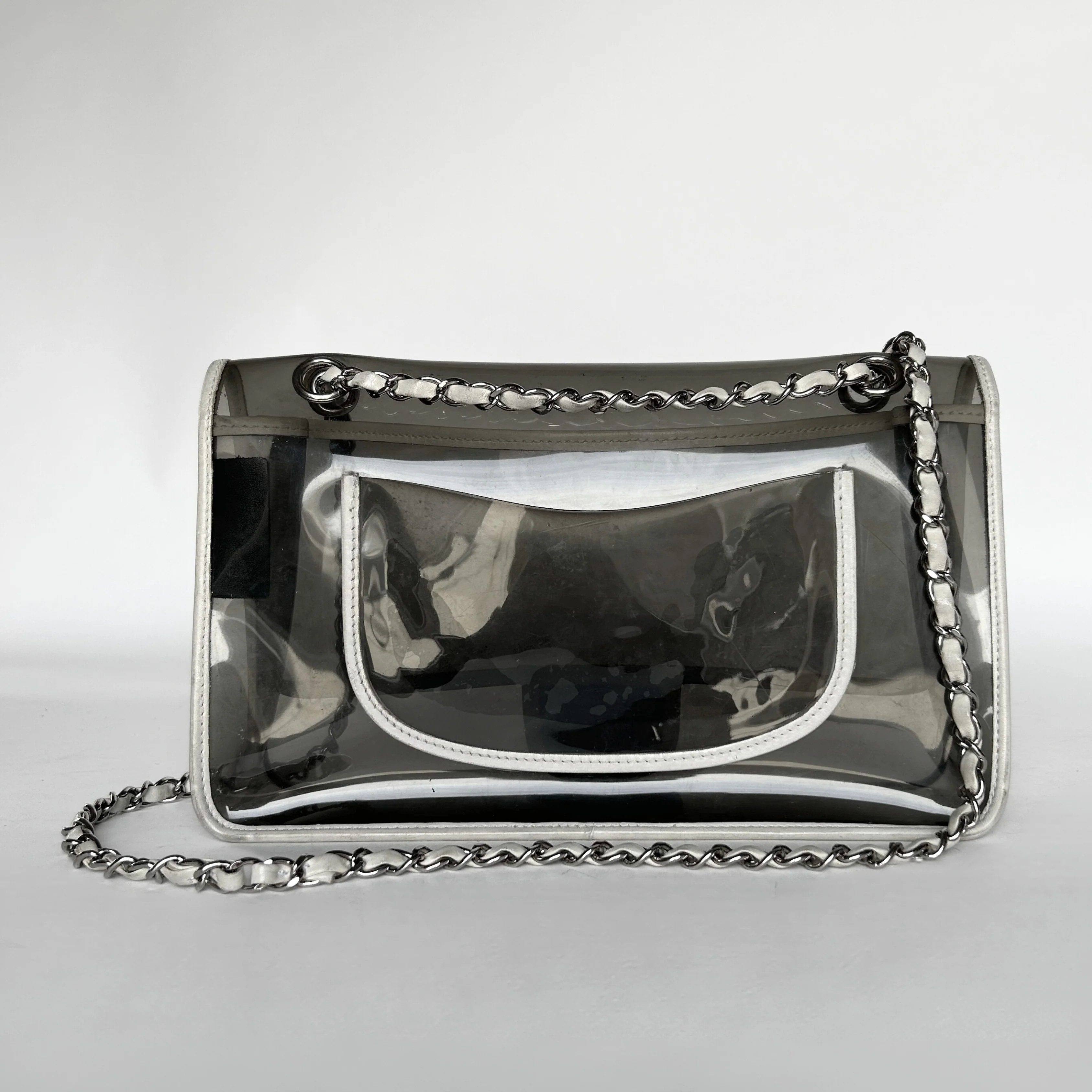 Chanel IG SALE: Chanel Heart CC Flap Bag Vinyl &amp; Lambskin Leather (Limited Edition) - Shoulder bags - Etoile Luxury Vintage