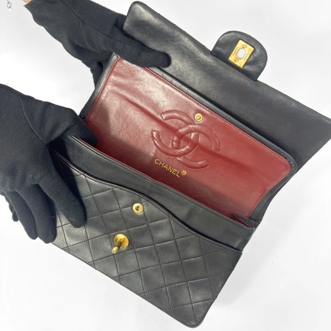 Chanel Classic Flap Bag Medium Lambskin Leather