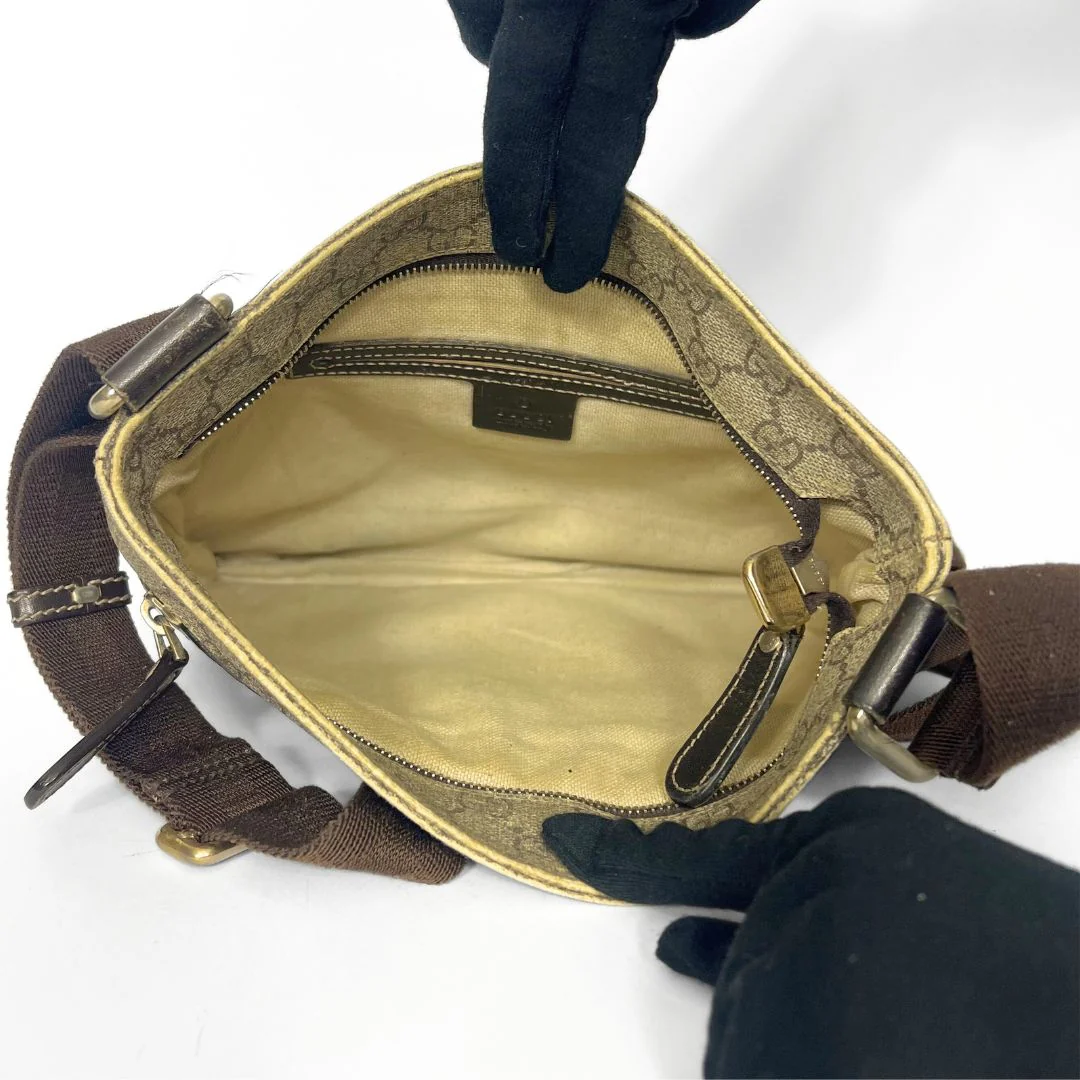 Gucci LS:Gucci Crossbody Monogram Canvas - Crossbody bags - Etoile Luxury Vintage