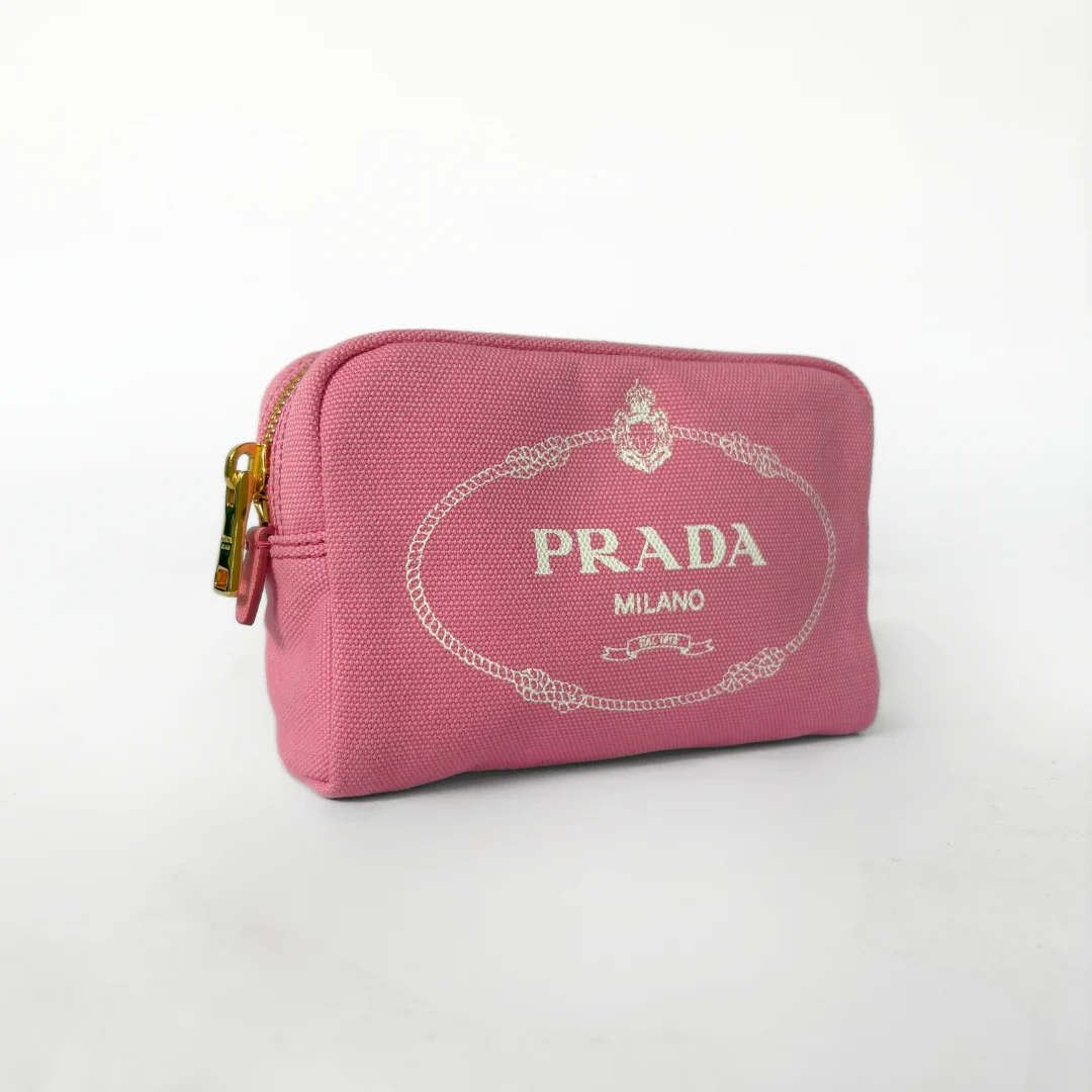 Prada Prada Canapa Toiletry Pouch - Pouch - Etoile Luxury Vintage