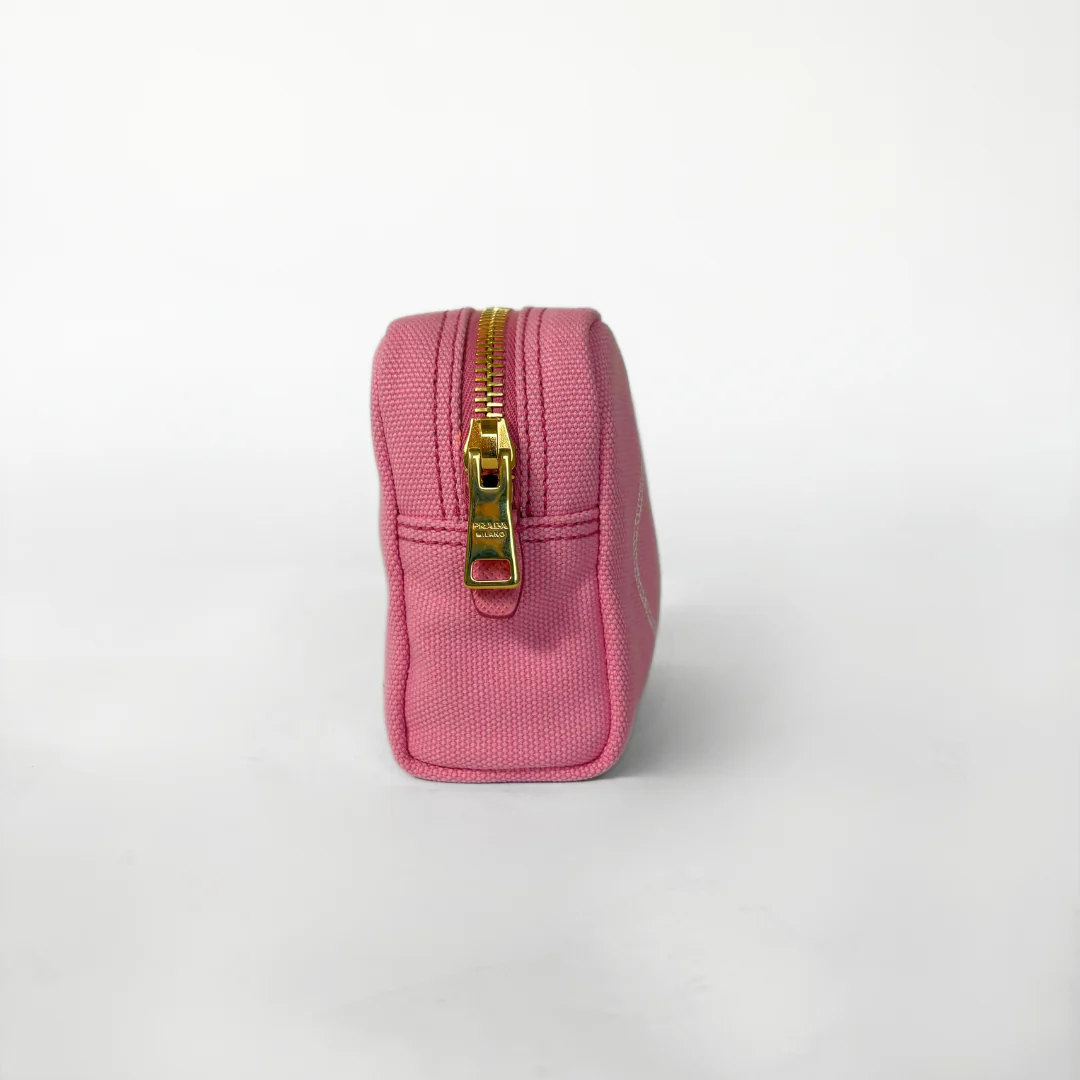 Prada Prada Canapa Toiletry Pouch - Pouch - Etoile Luxury Vintage
