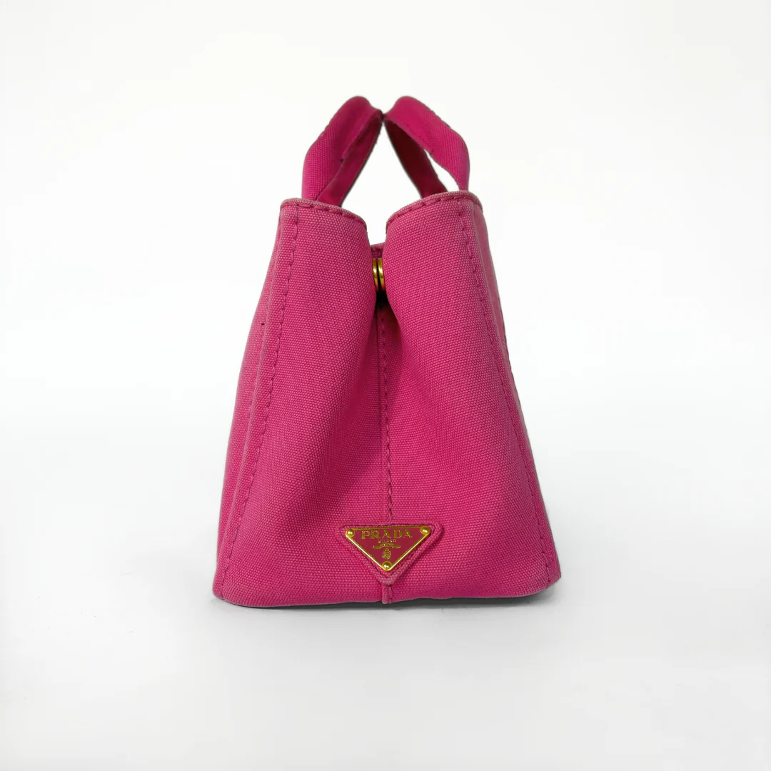Louis Vuitton Prada Canapa Tote Small Canvas - Handbags - Etoile Luxury Vintage