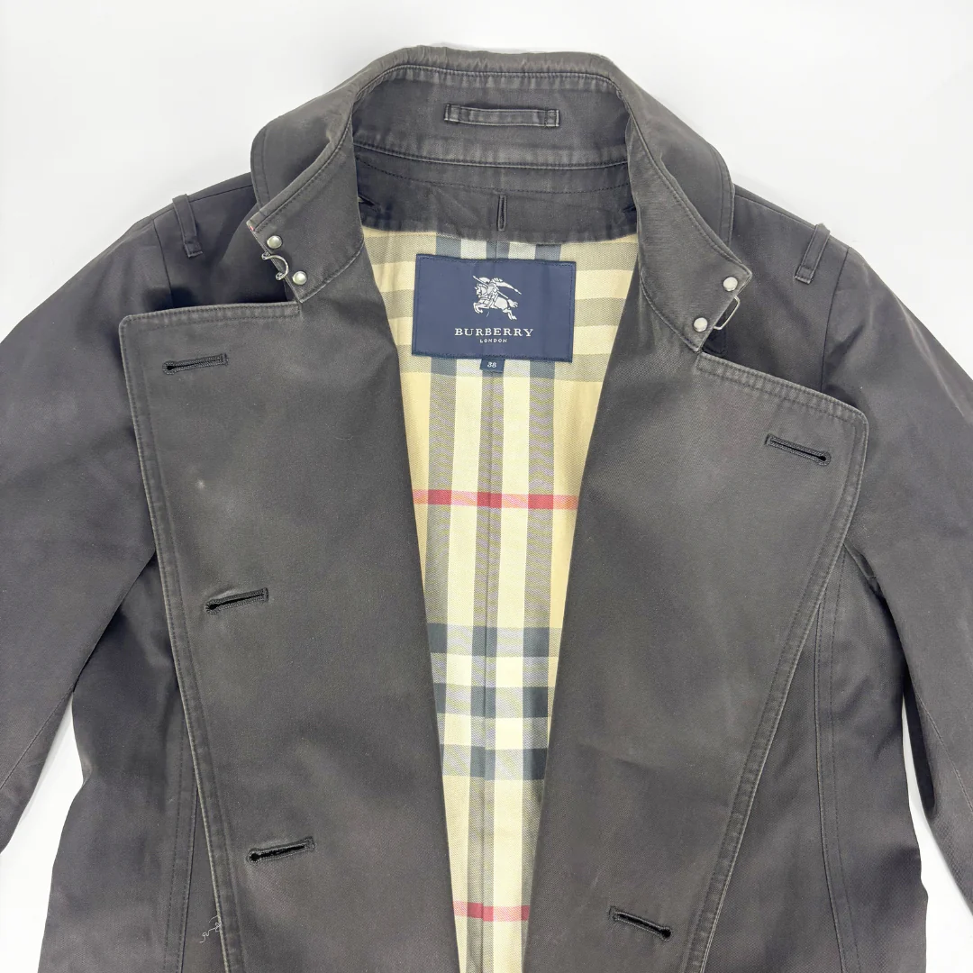 Burberry Black Trench Coat Wat