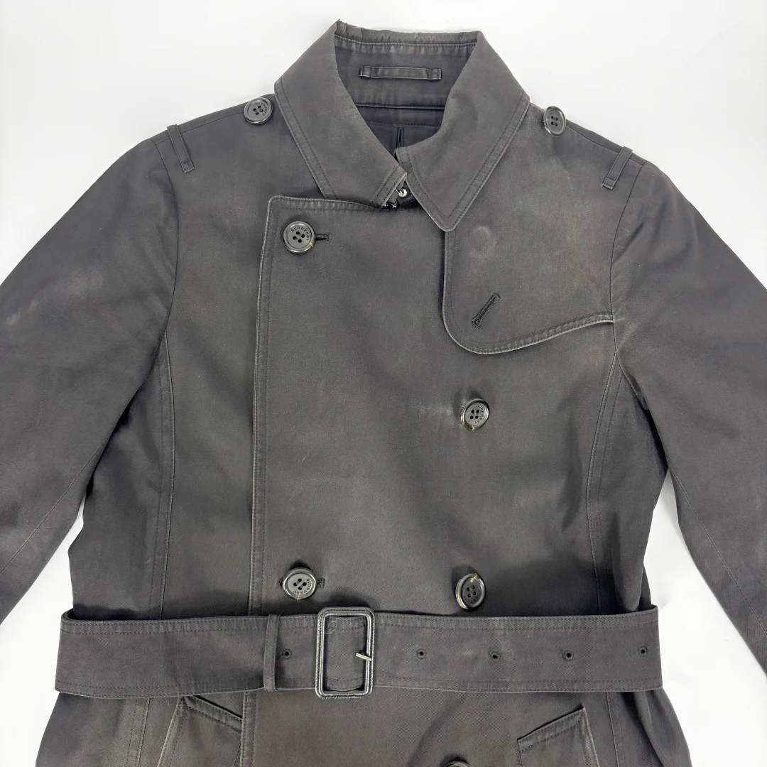 Burberry Black Trench Coat Wat