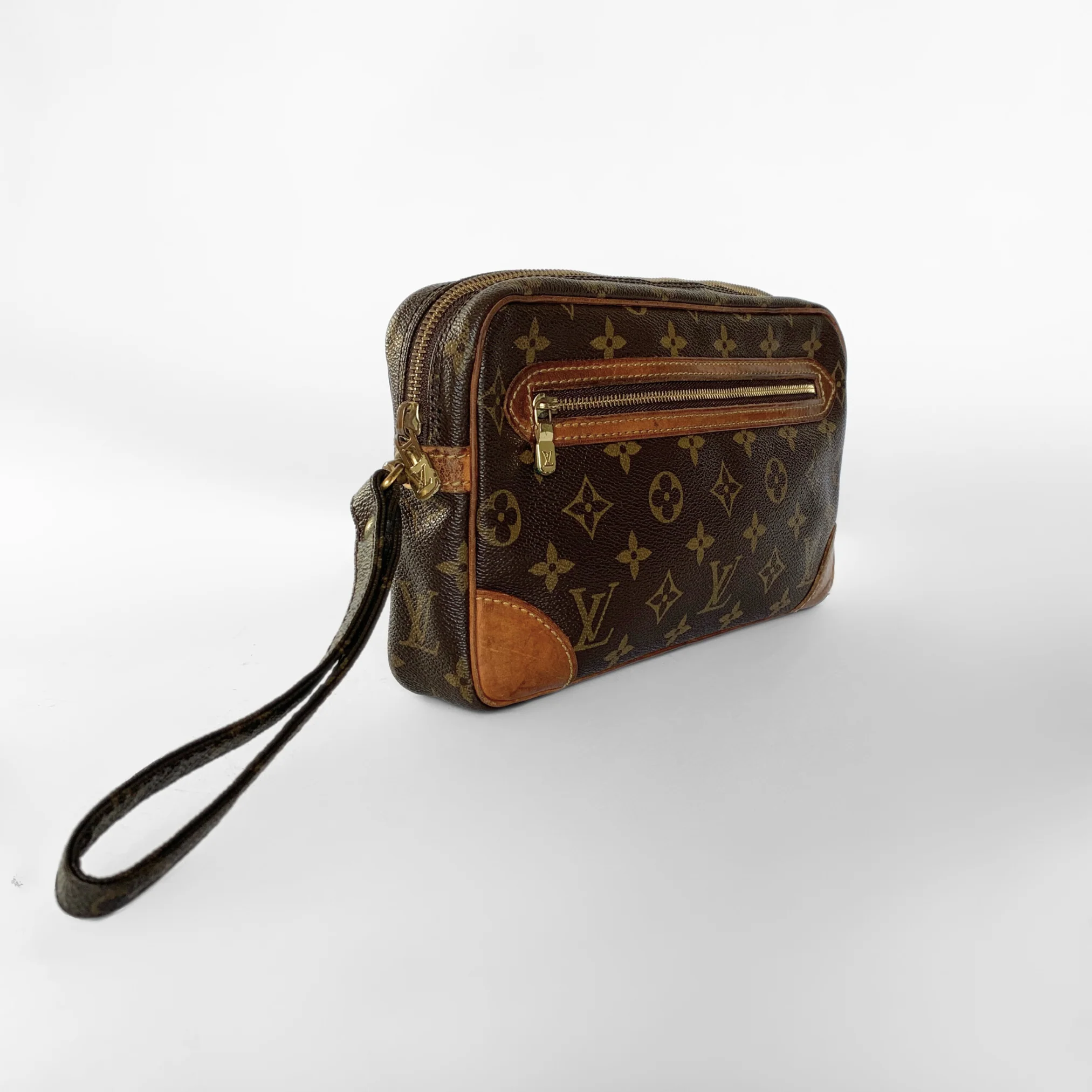 Louis Vuitton Louis Vuitton Clutch Marly Dragonne Monogram Canvas - Handbags - Etoile Luxury Vintage