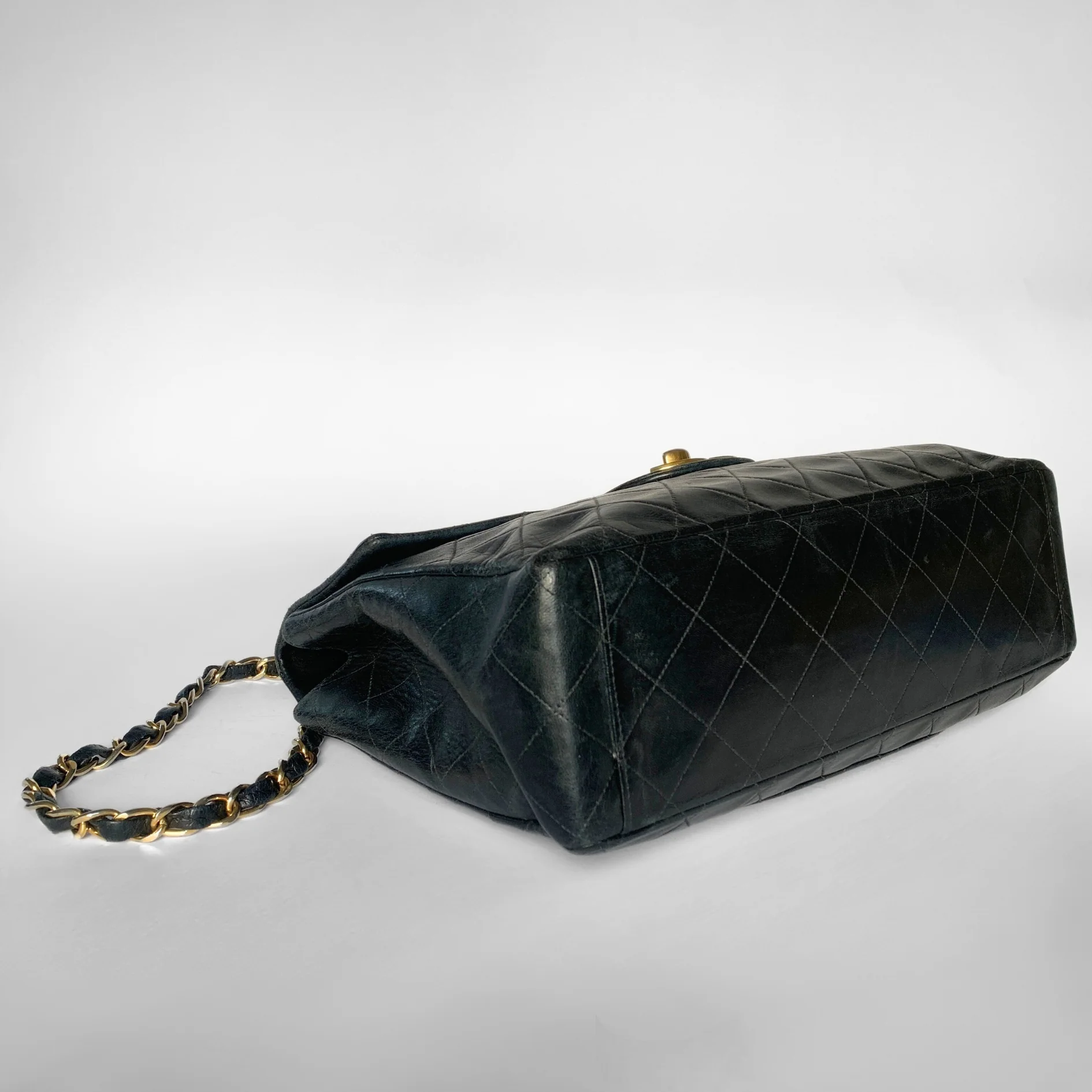 Chanel Chanel Classic Flap Bag Maxi Lambskin Leather - Crossbody bags - Etoile Luxury Vintage