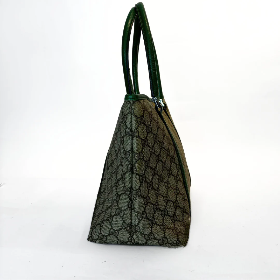 Gucci LS: Gucci Shopper Monogram Canvas - Shoulder Bags - Etoile Luxury Vintage