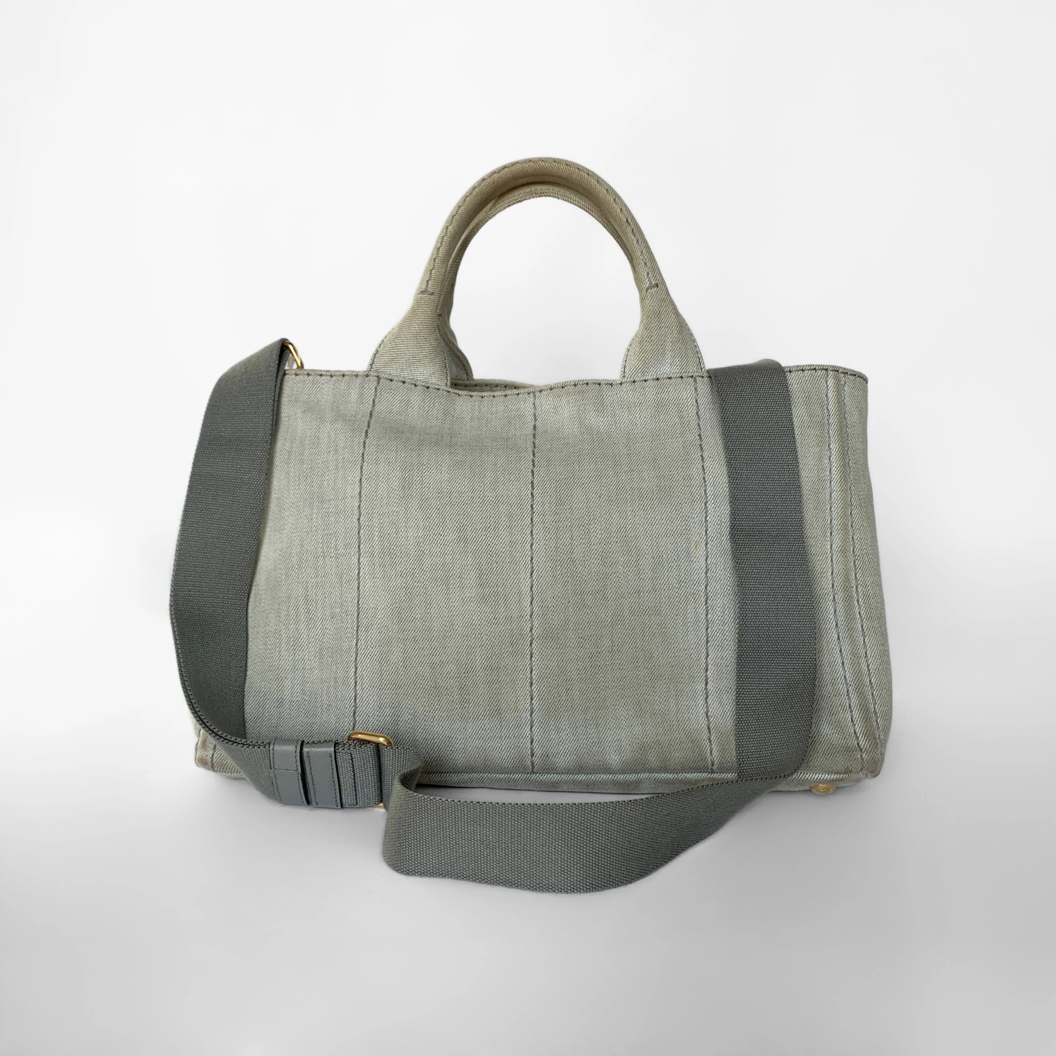 Prada Prada Canapa Bag Denim - Handbags - Etoile Luxury Vintage