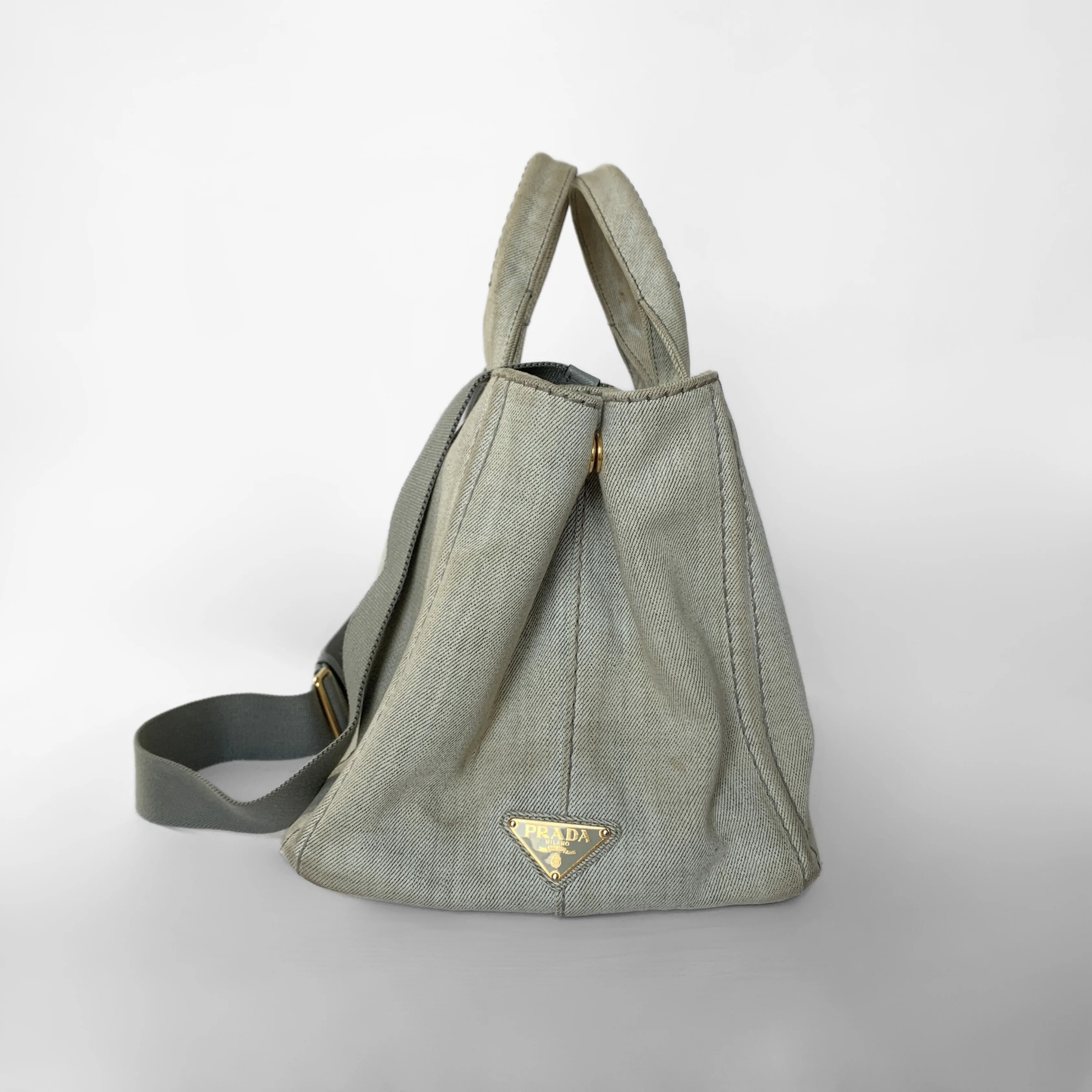 Prada Prada Canapa Bag Denim - Handbags - Etoile Luxury Vintage
