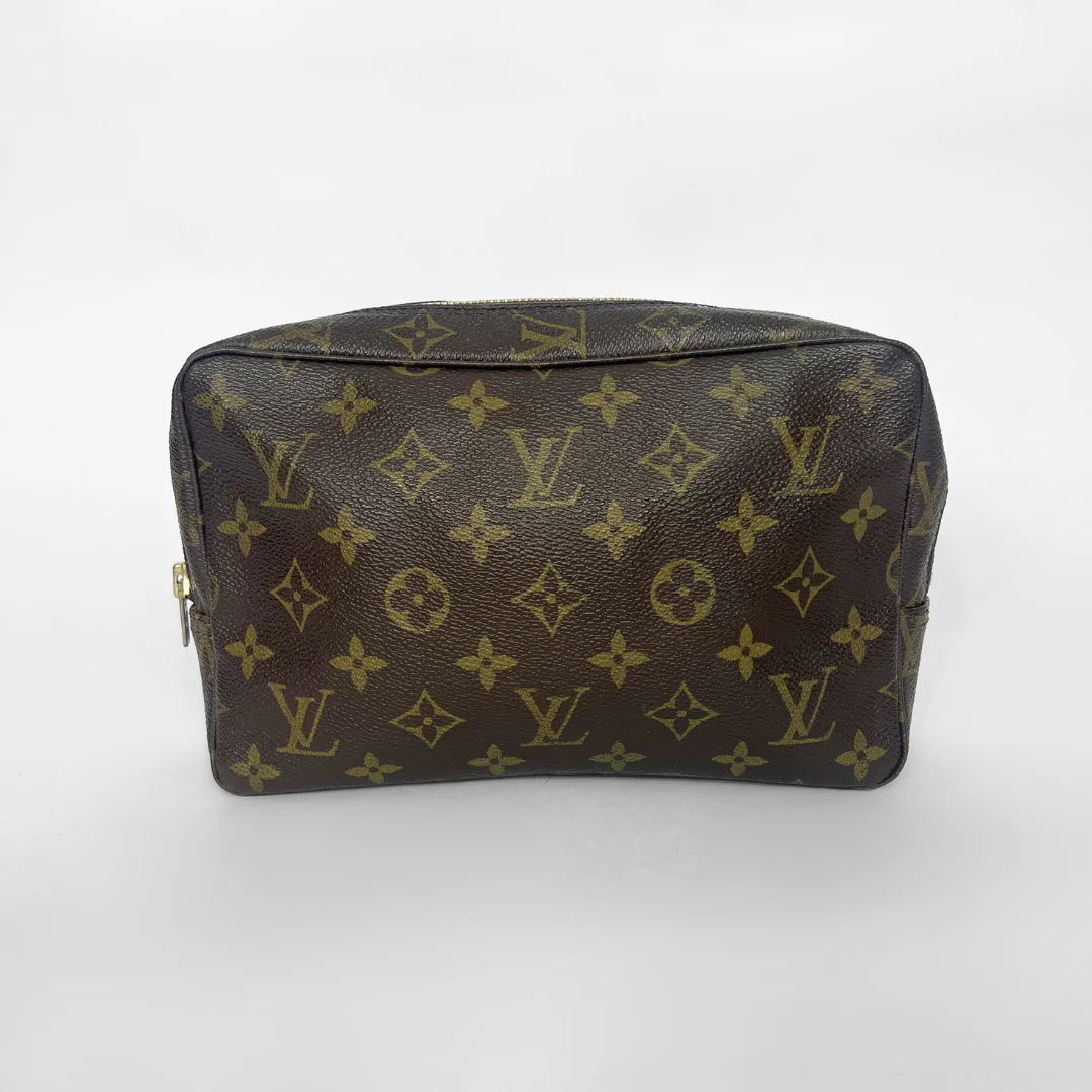 Louis Vuitton monogram Toiletry  bag on a white background