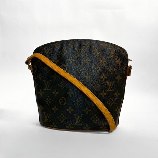 Louis Vuitton Drouot Monogram Canvas on a white background