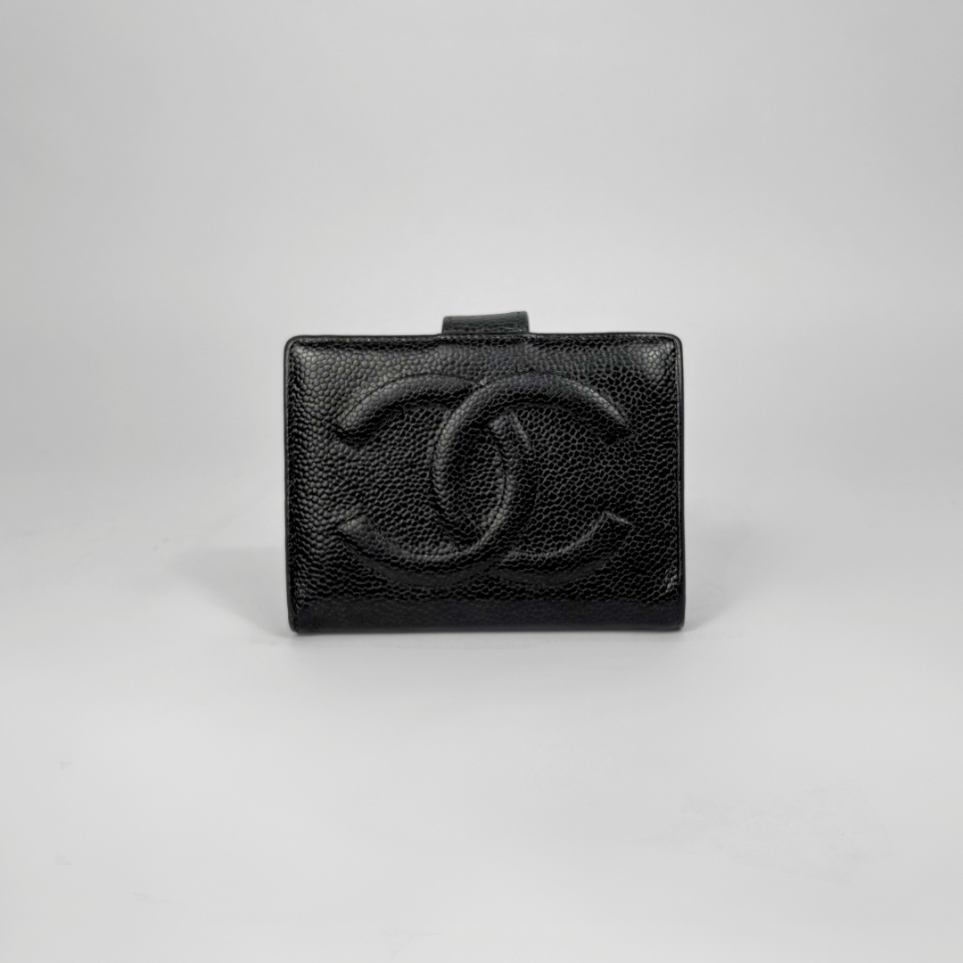Chanel CC Wallet Small Caviar Leather