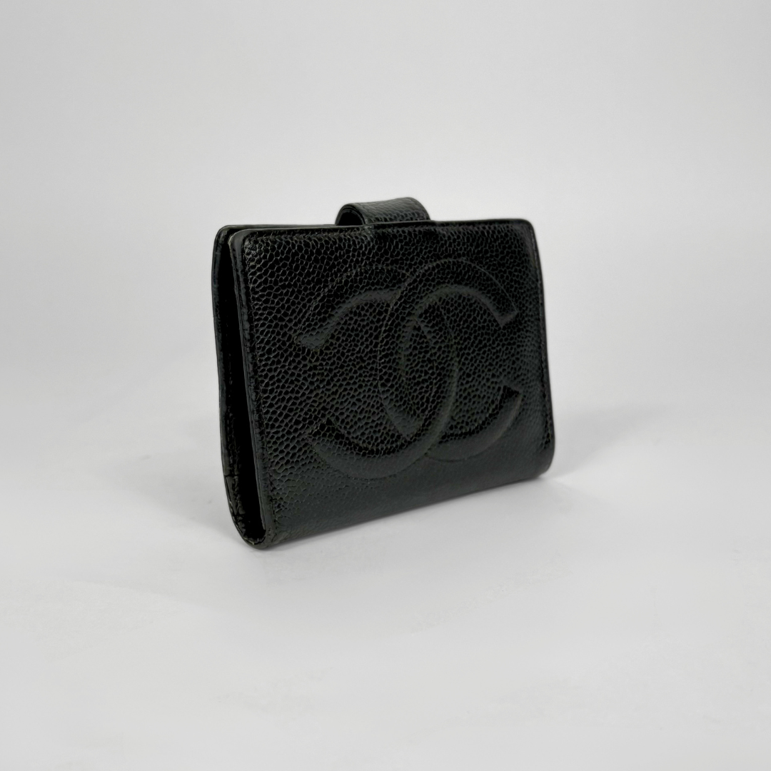 Chanel CC Wallet Small Caviar Leather
