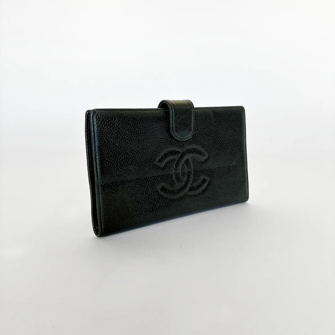 Chanel Chanel Wallet Large Caviar Leather - Wallets - Etoile Luxury Vintage