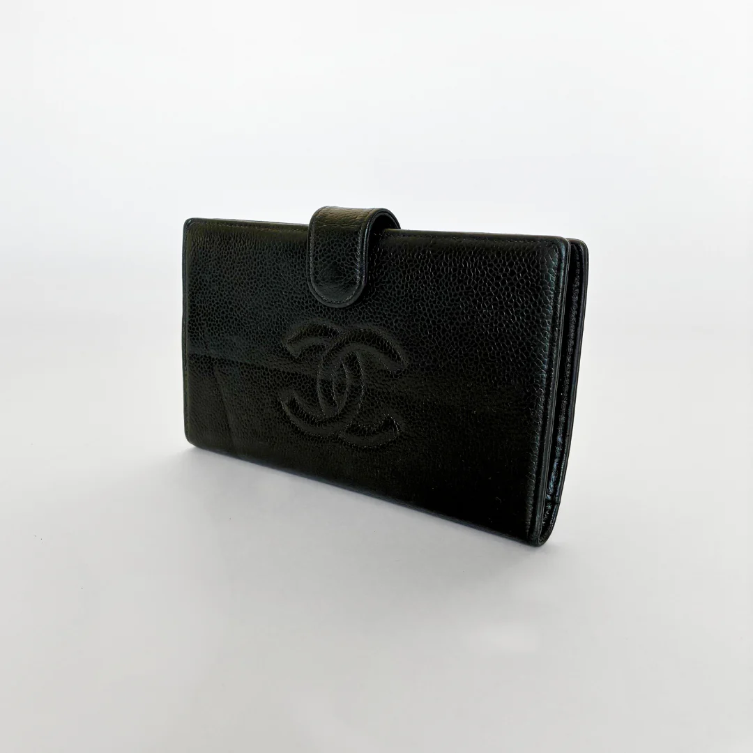 Chanel Chanel Wallet Large Caviar Leather - Wallets - Etoile Luxury Vintage