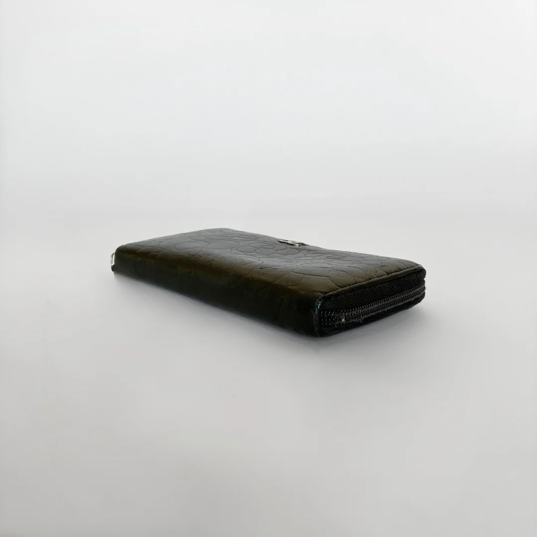 Chanel Chanel Camelia Wallet Large Lambskin Leather - Wallets - Etoile Luxury Vintage