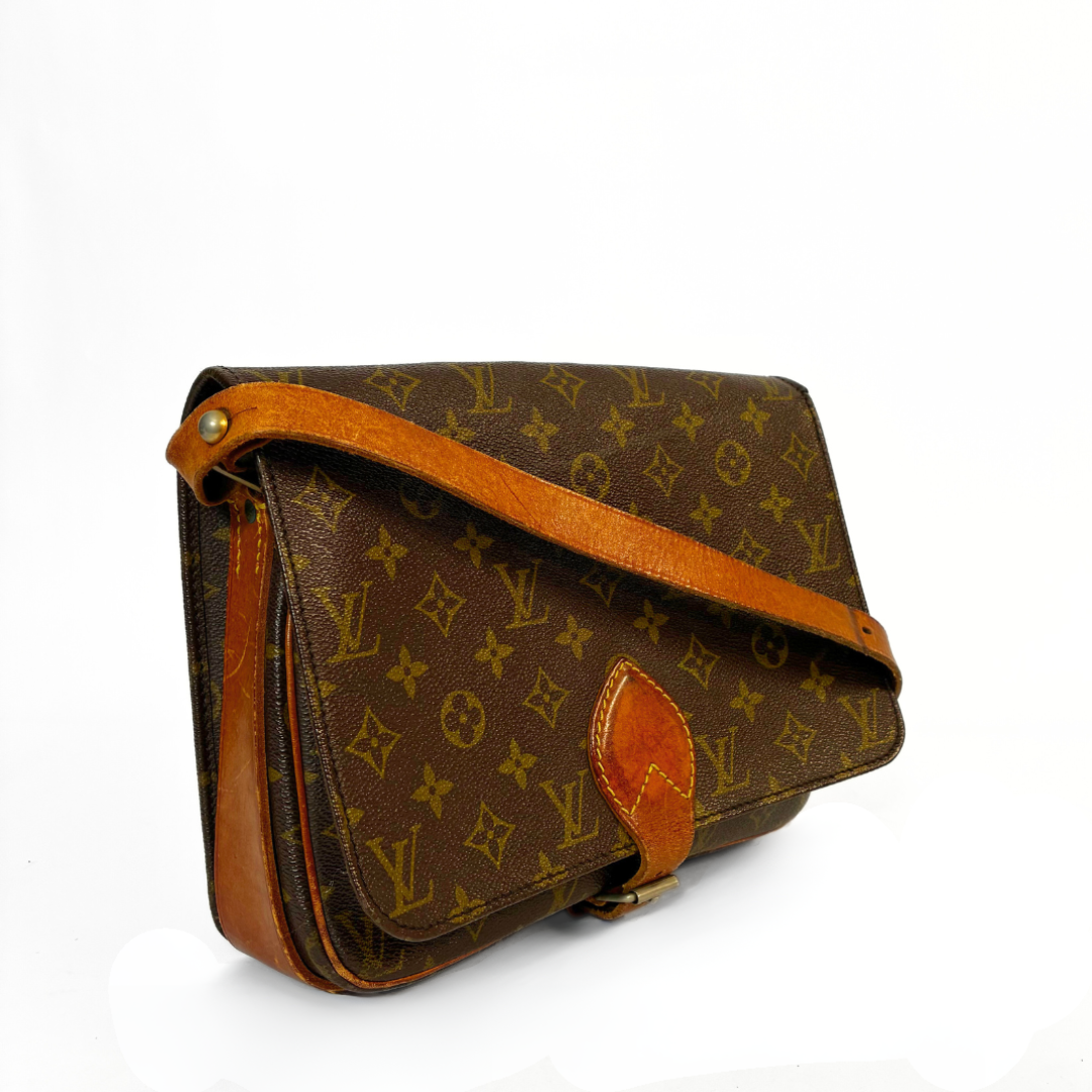 Louis Vuitton Cartouchière GM Monogram Canvas on a white background