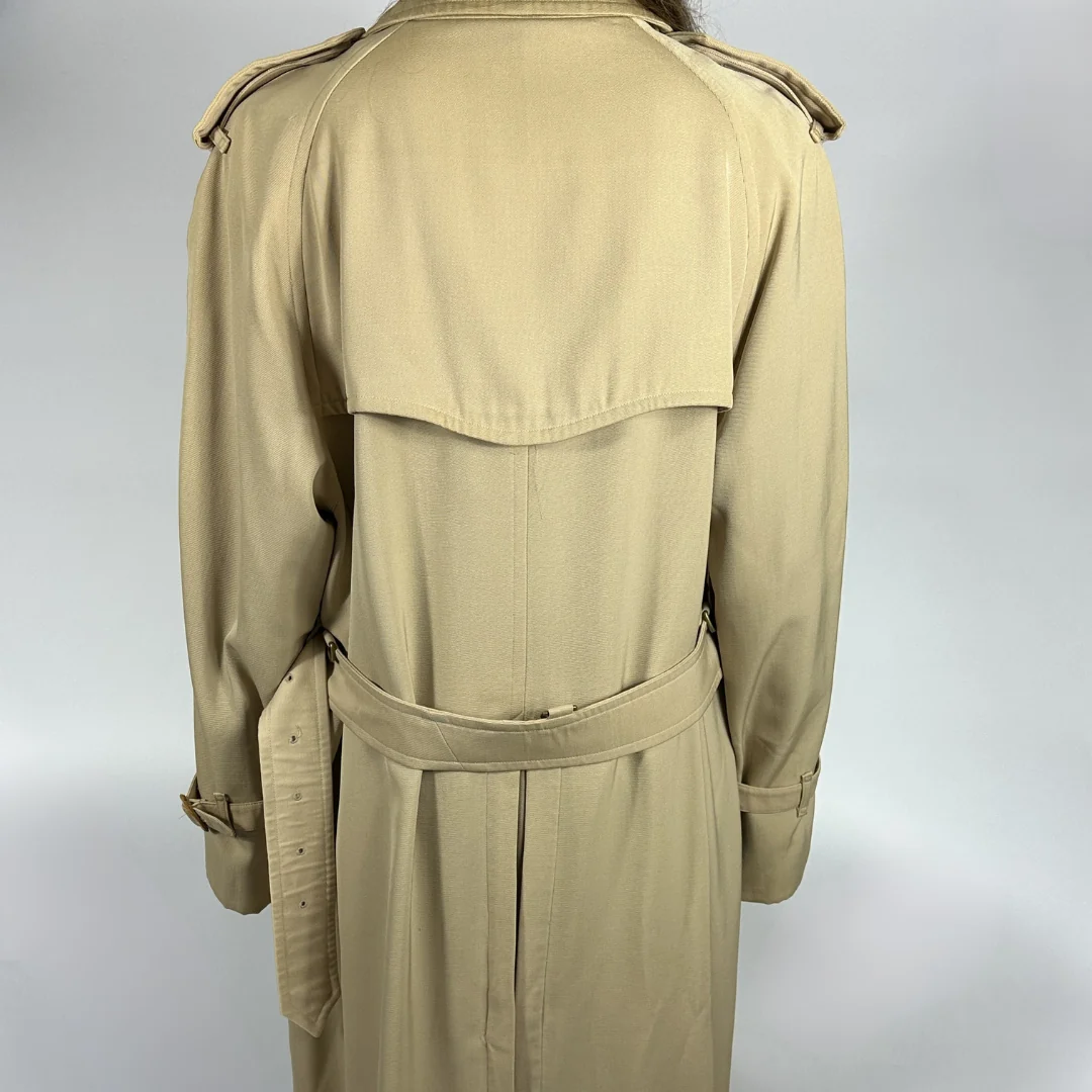 Burberry trench coat on white background