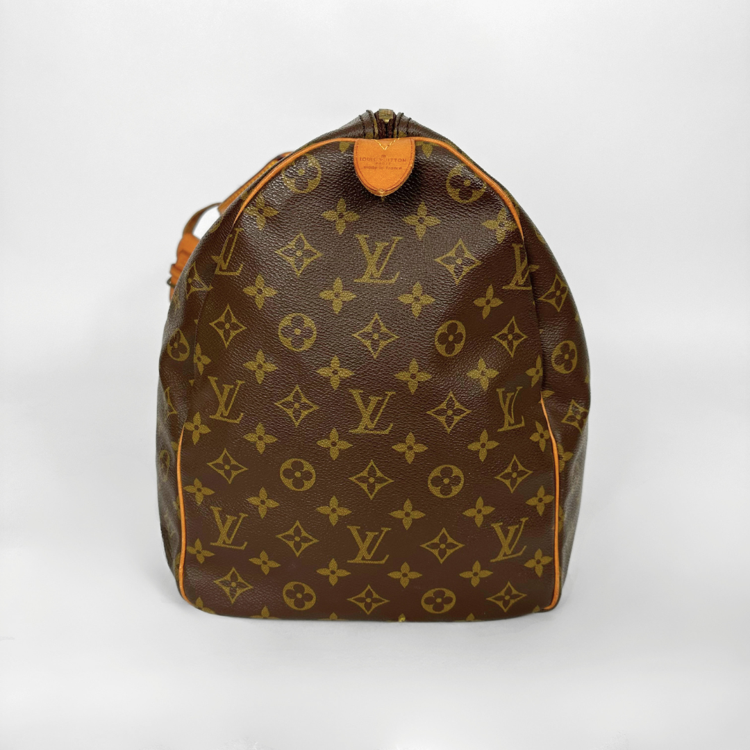 Louis Vuitton Keepall 50 Vintage on a white background
