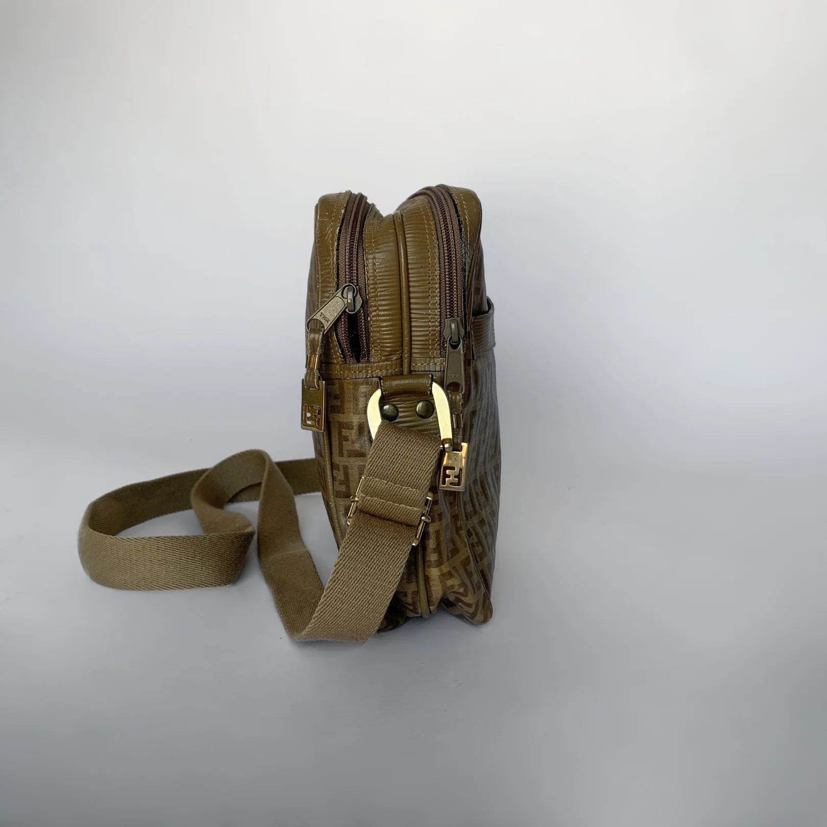 Fendi Fendi FF Crossbody Bag PVC - Crossbody bags - Etoile Luxury Vintage