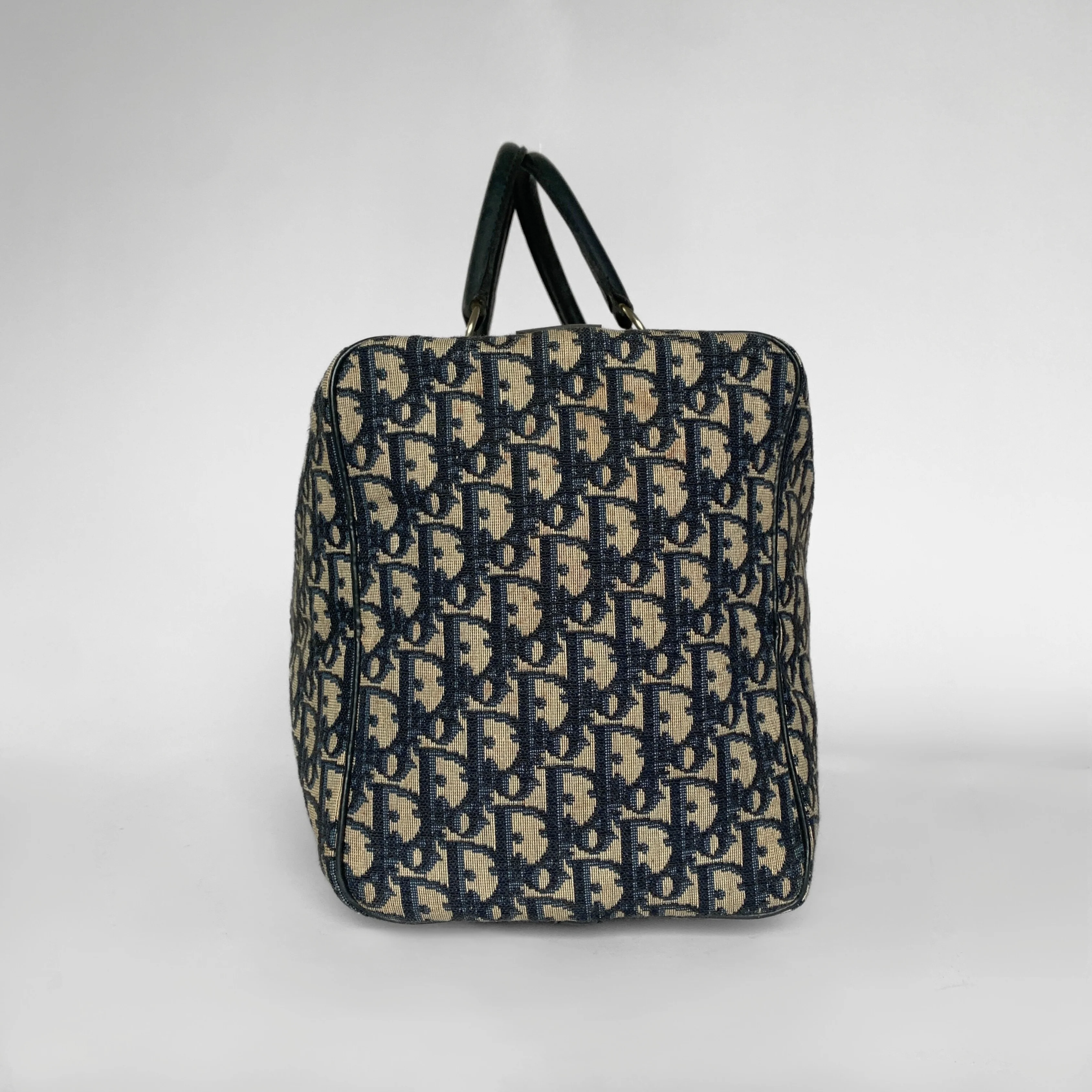 Dior Dior Bowling Bag Large Oblique Canvas - Handbags - Etoile Luxury Vintage