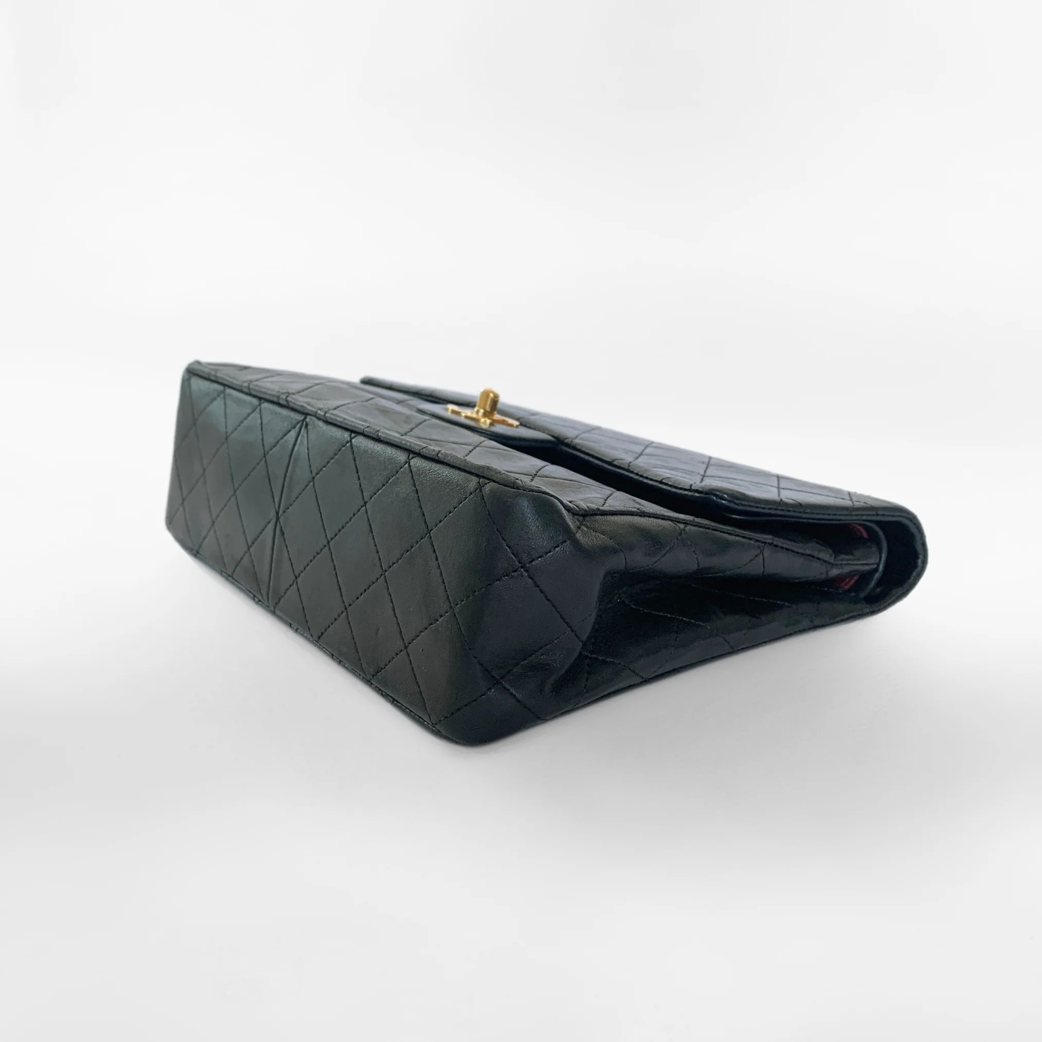 Chanel Chanel Classic Flap Bag Medium Tall Lambskin Leather - Shoulder bags - Etoile Luxury Vintage