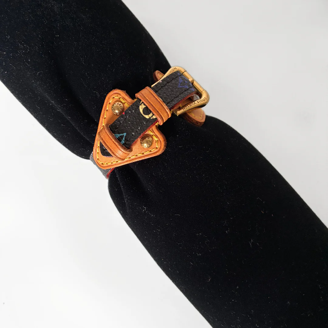 Louis Vuitton Louis Vuitton Nanogram Multicolor Black Bracelet - Bracelets - Etoile Luxury Vintage
