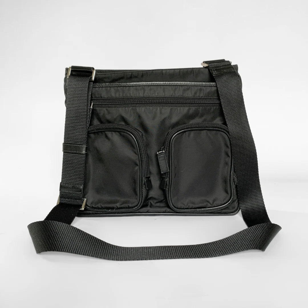 Prada LS: Prada Crossbody Bag Nylon - Crossbody bags - Etoile Luxury Vintage