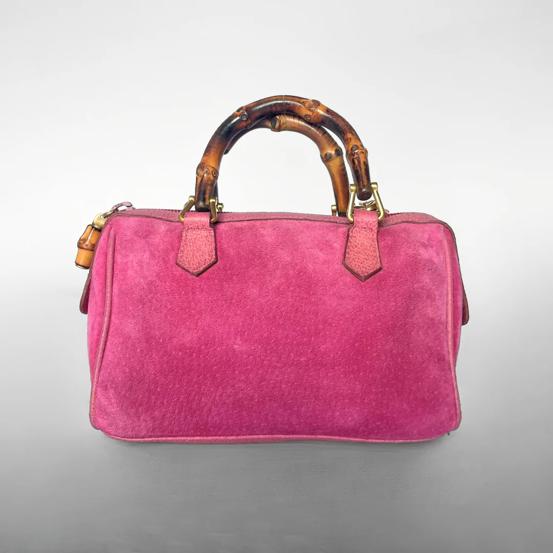 Gucci Gucci Bamboo Pink Mini Bag - Handbags - Etoile Luxury Vintage