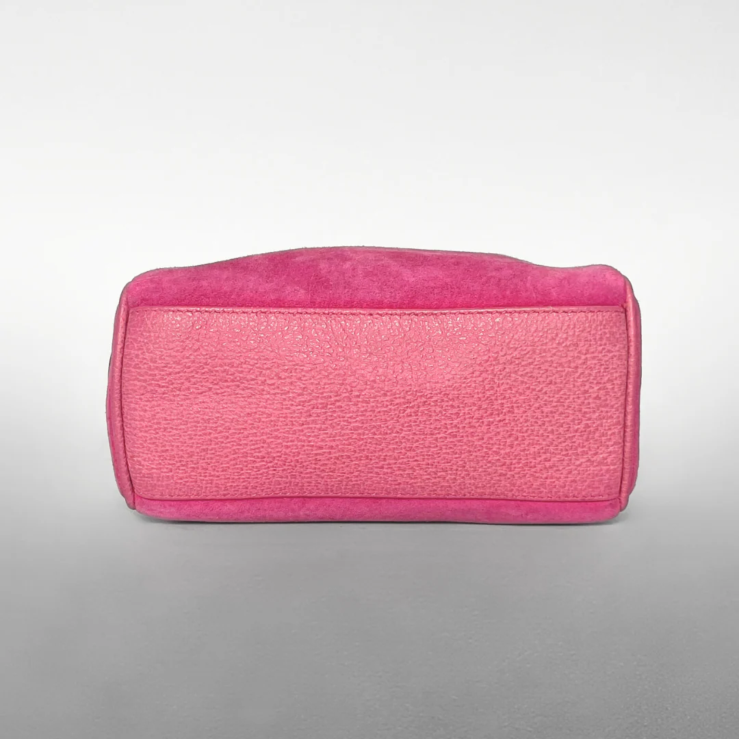 Gucci Gucci Bamboo Pink Mini Bag - Handbags - Etoile Luxury Vintage