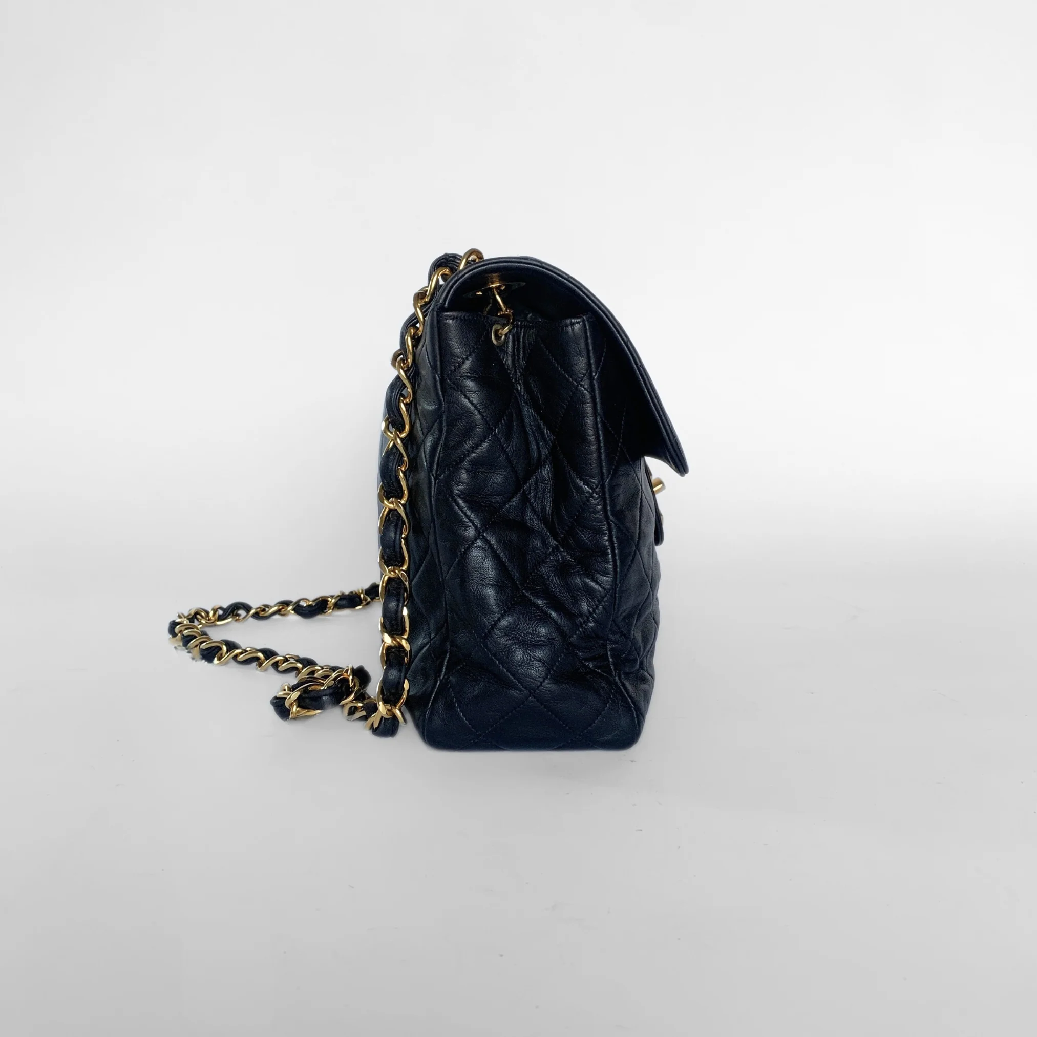 Chanel Chanel Classic Flap Bag Maxi Lambskin Leather - Handbags - Etoile Luxury Vintage
