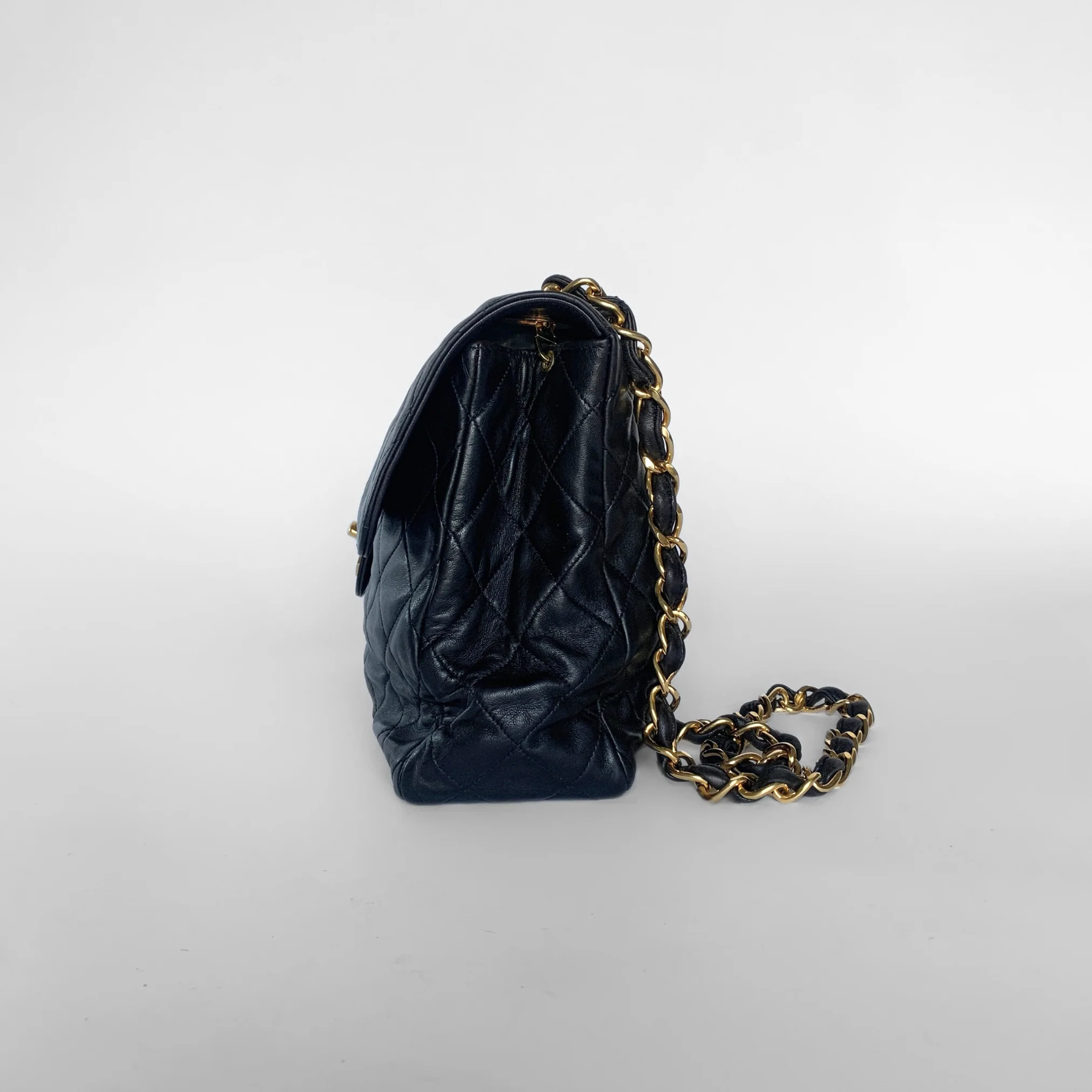 Chanel Chanel Classic Flap Bag Maxi Lambskin Leather - Handbags - Etoile Luxury Vintage