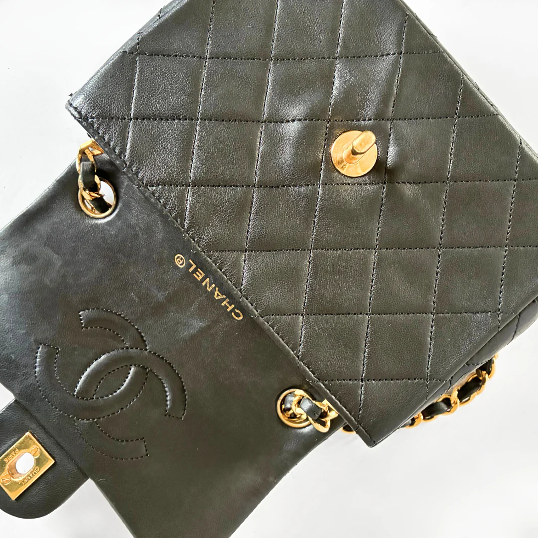 Chanel Chanel Classic Flap Bag Mini Lambskin Leather - Crossbody bags - Etoile Luxury Vintage
