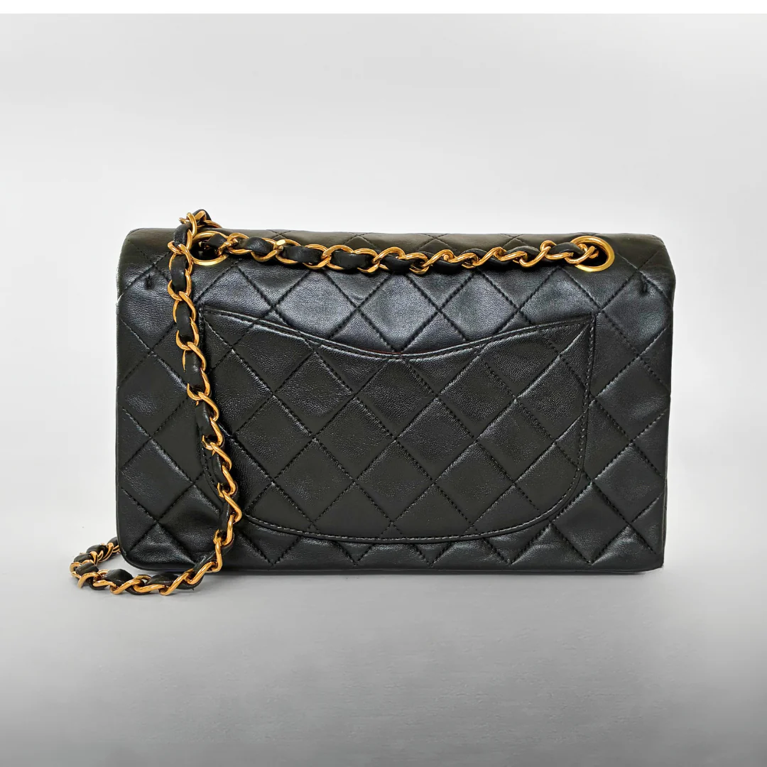 Chanel Chanel Classic Flap Bag Small Lambskin Leather - Shoulder bags - Etoile Luxury Vintage