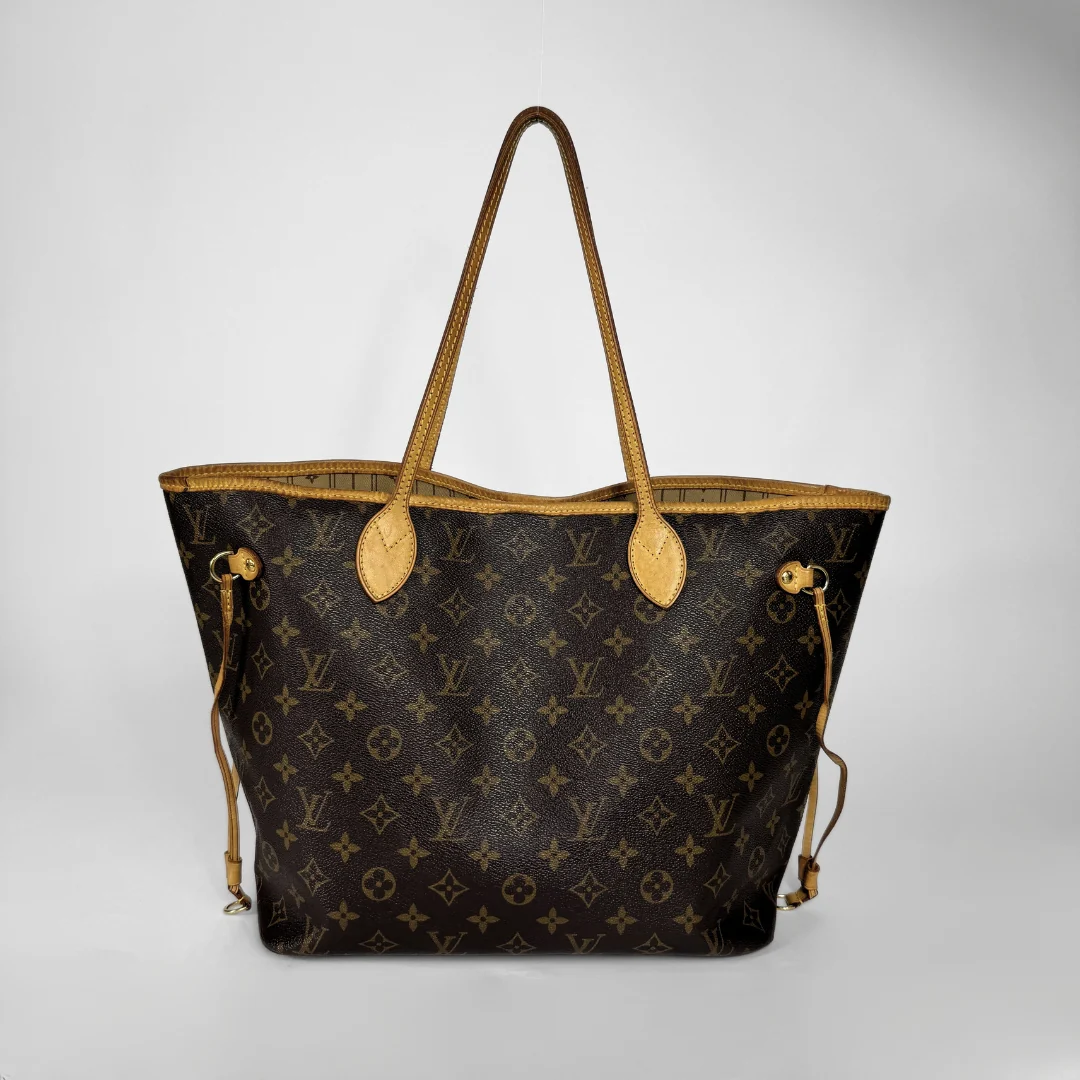 Louis Vuitton Neverfull MM Monogram Canvas on a white background