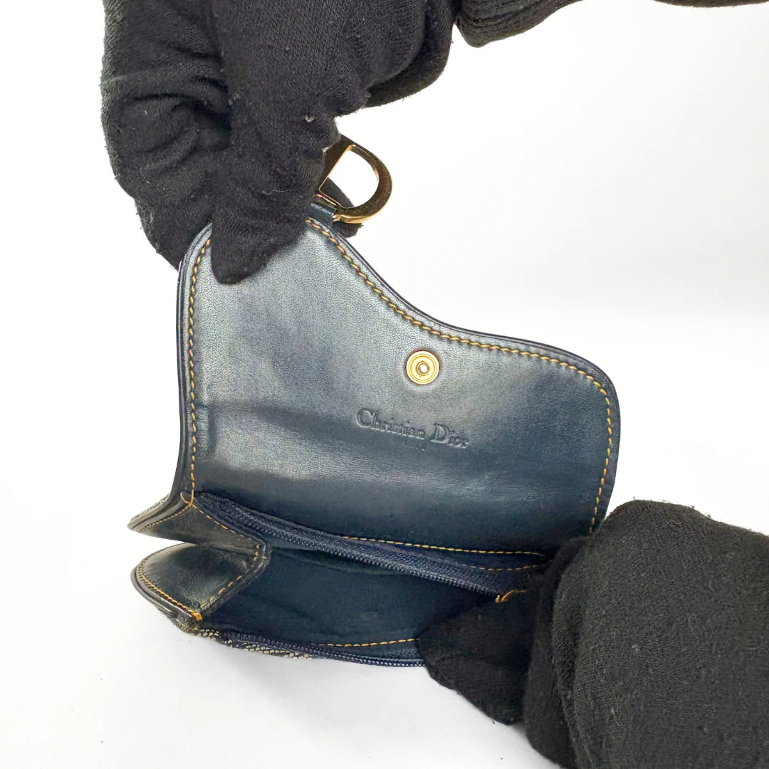 Dior Dior Saddle Wallet Oblique Canvas - Wallets - Etoile Luxury Vintage