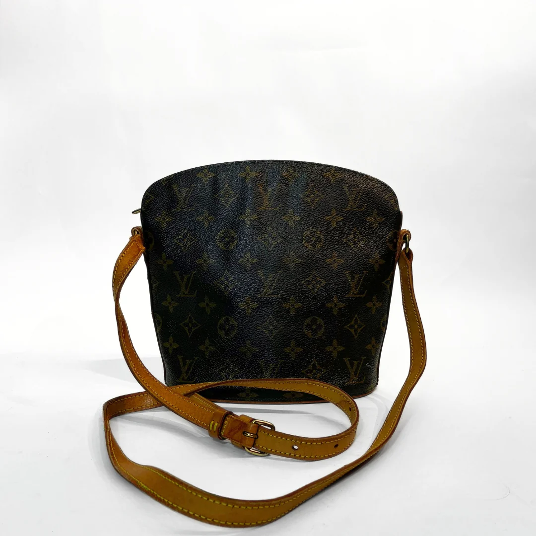 Louis Vuitton Drouot Monogram Canvas on a white background