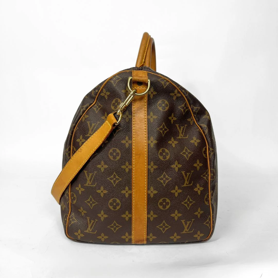 Louis Vuitton Louis Vuitton Keepall 55 Strap Monogram Canvas - Travel bags - Etoile Luxury Vintage