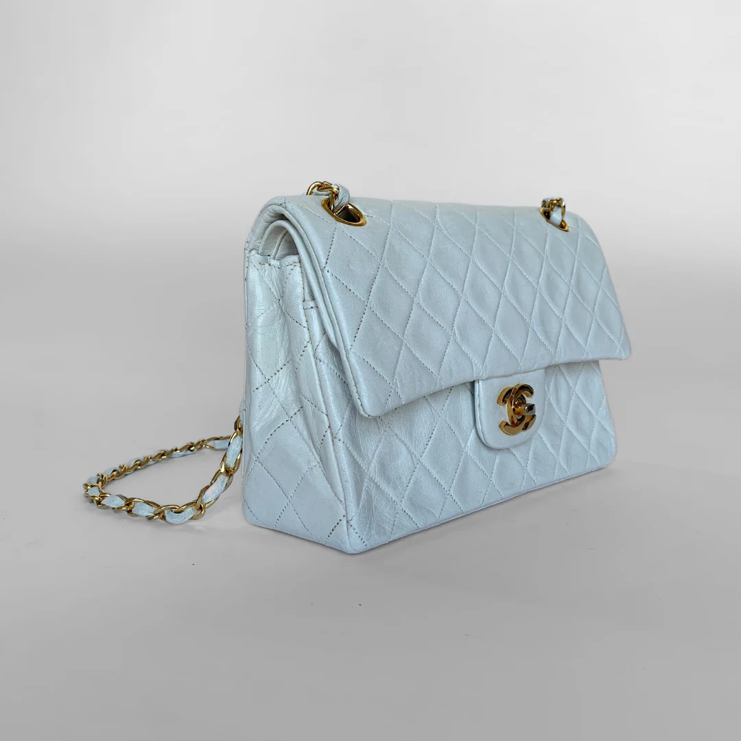 Chanel Chanel Classic Flap Bag Small Lambskin Leather - Shoulder bags - Etoile Luxury Vintage