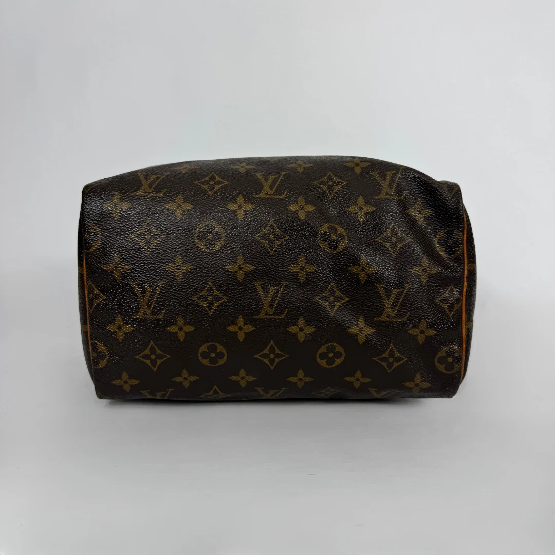 Louis Vuitton Speedy 25 on a white background