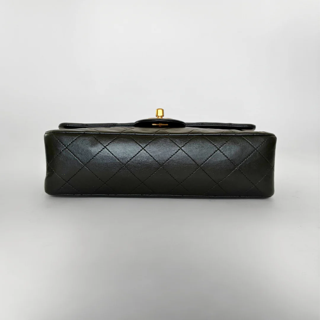 Chanel Chanel Classic Flap Bag Small Lambskin Leather - Shoulder bags - Etoile Luxury Vintage