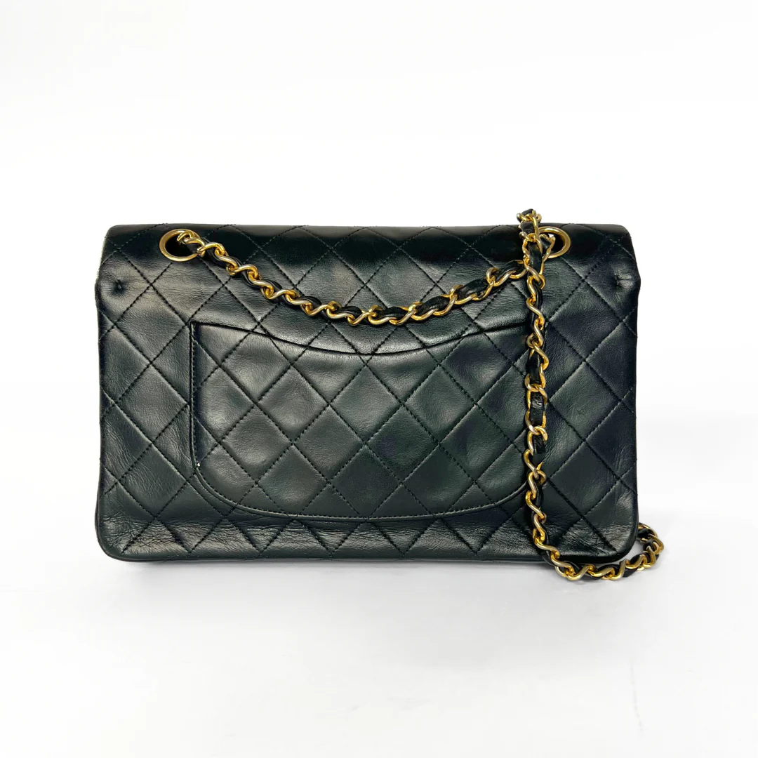 Chanel Chanel Classic Flap Bag Small Lambskin Leather - Shoulder bags - Etoile Luxury Vintage