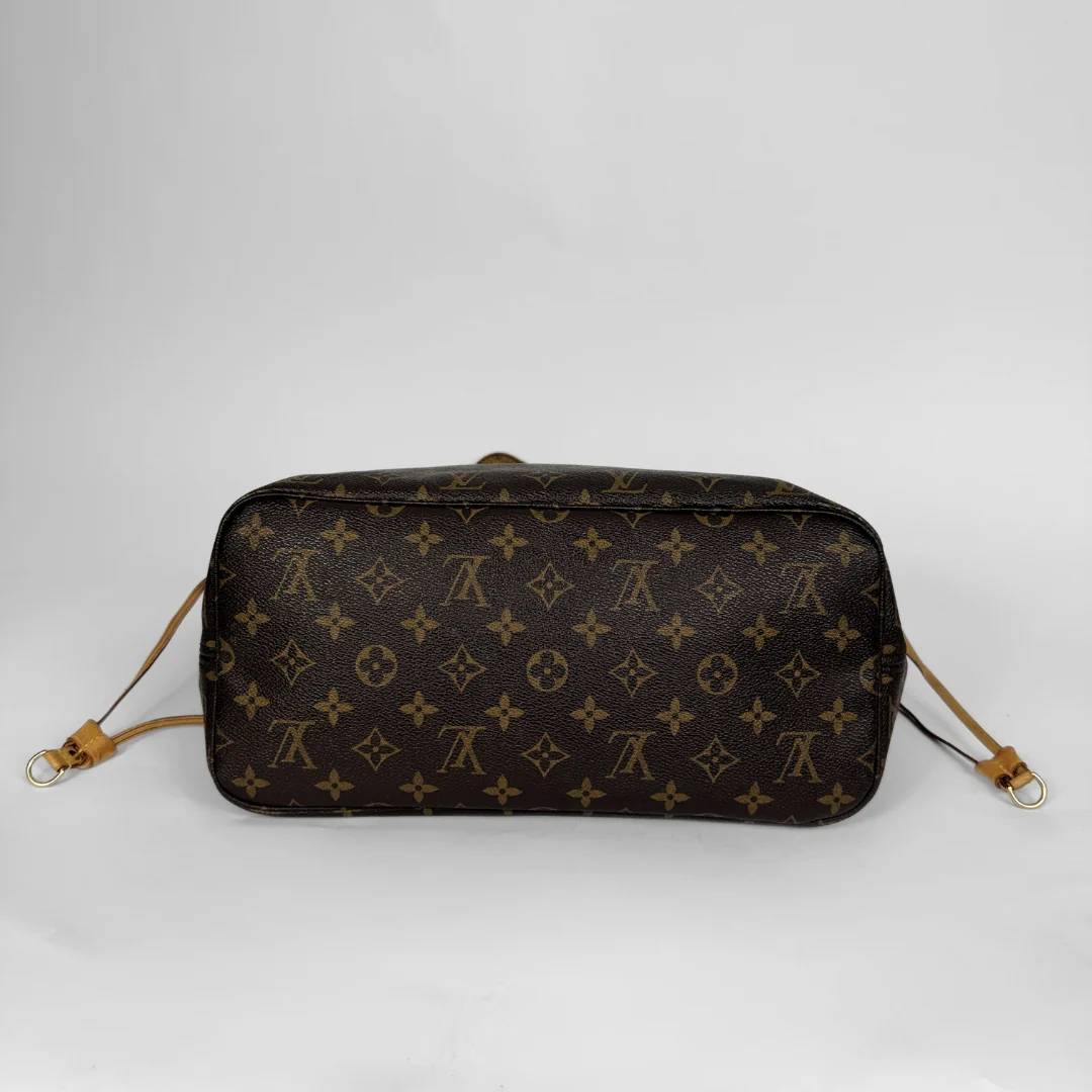 Louis Vuitton Neverfull MM Monogram Canvas on a white background