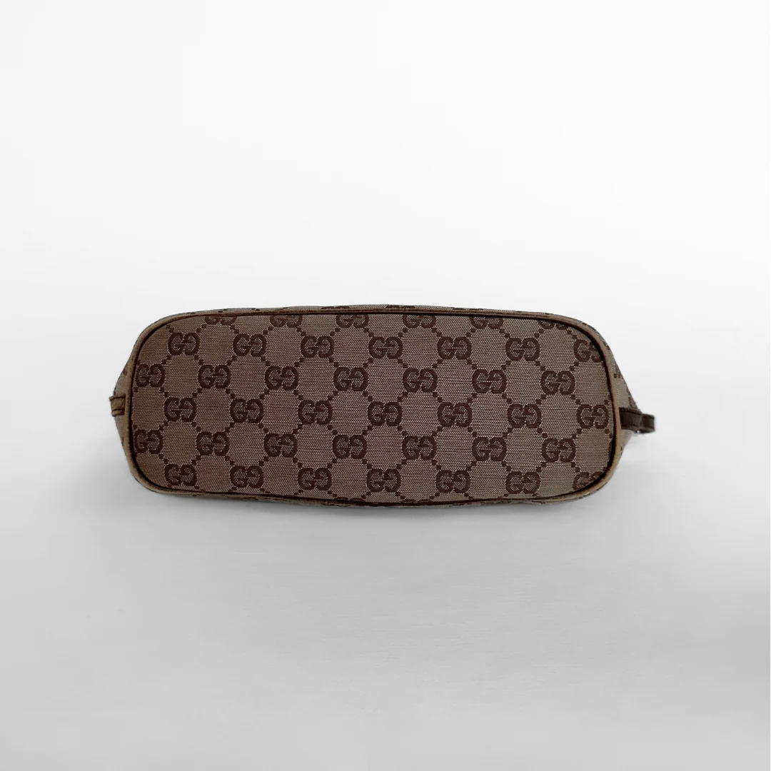Gucci LS: Gucci Boat Pochette Monogram Canvas - Handbags - Etoile Luxury Vintage