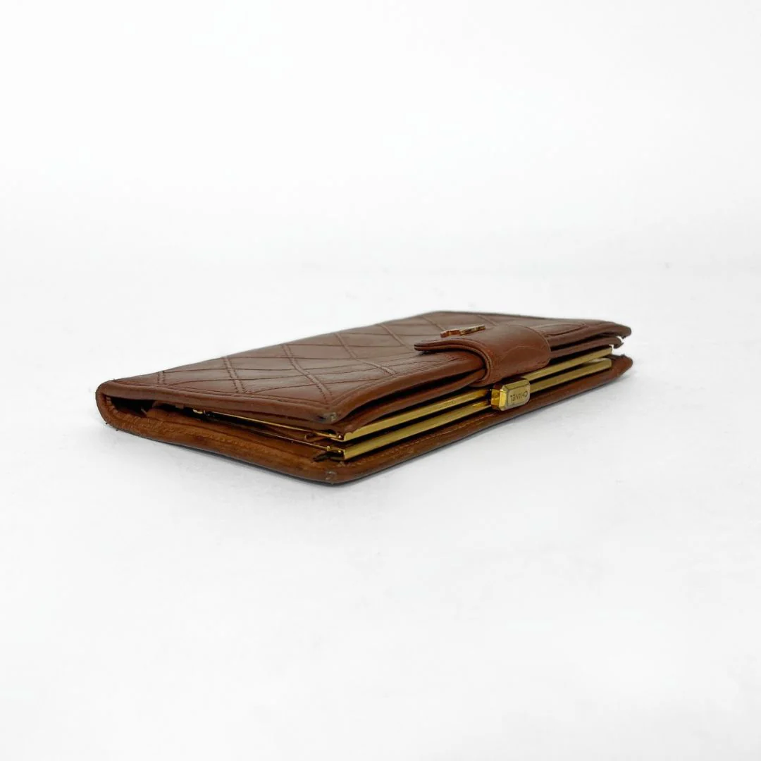 Chanel Chanel Wallet Brown Lambskin - Wallets - Etoile Luxury Vintage