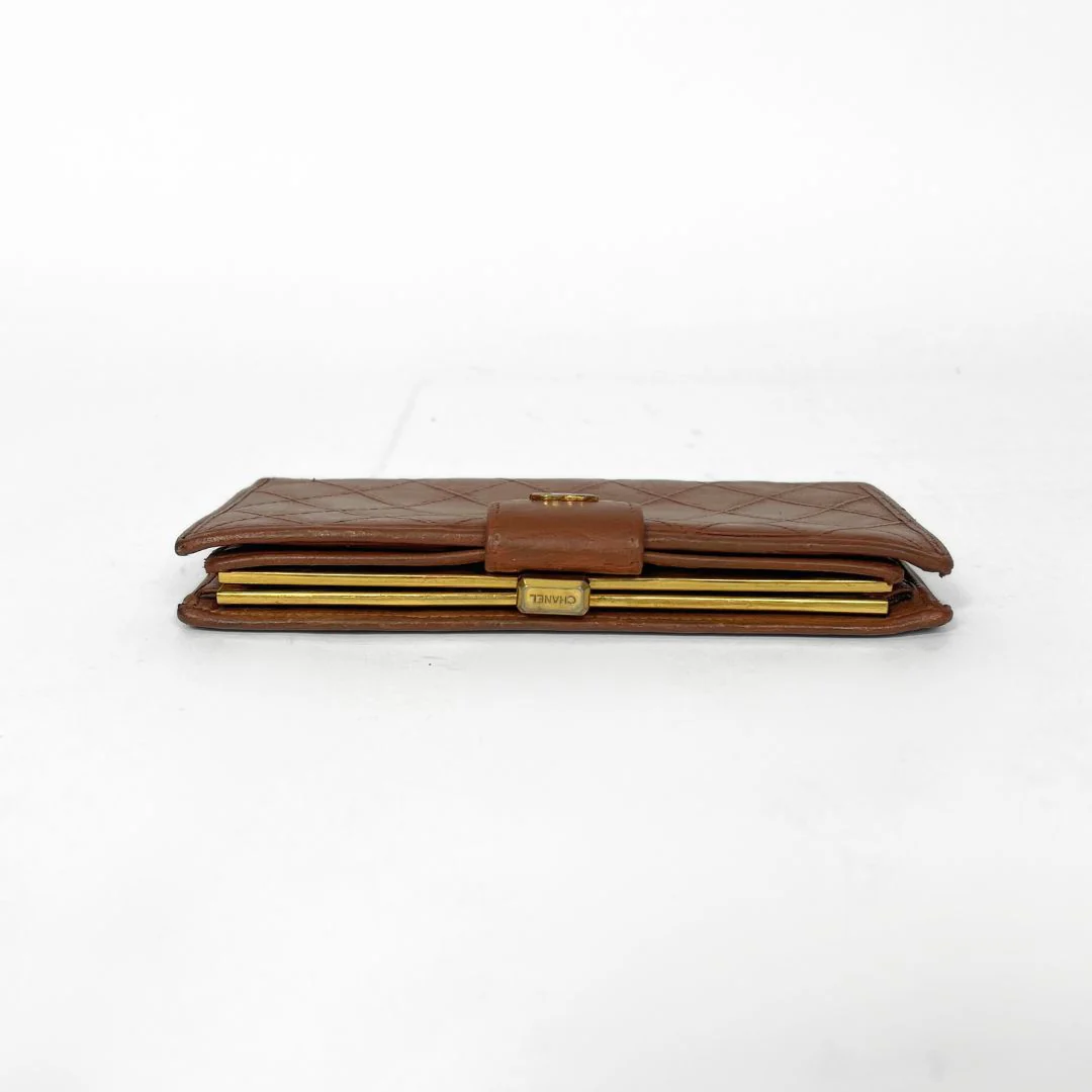 Chanel Chanel Wallet Brown Lambskin - Wallets - Etoile Luxury Vintage