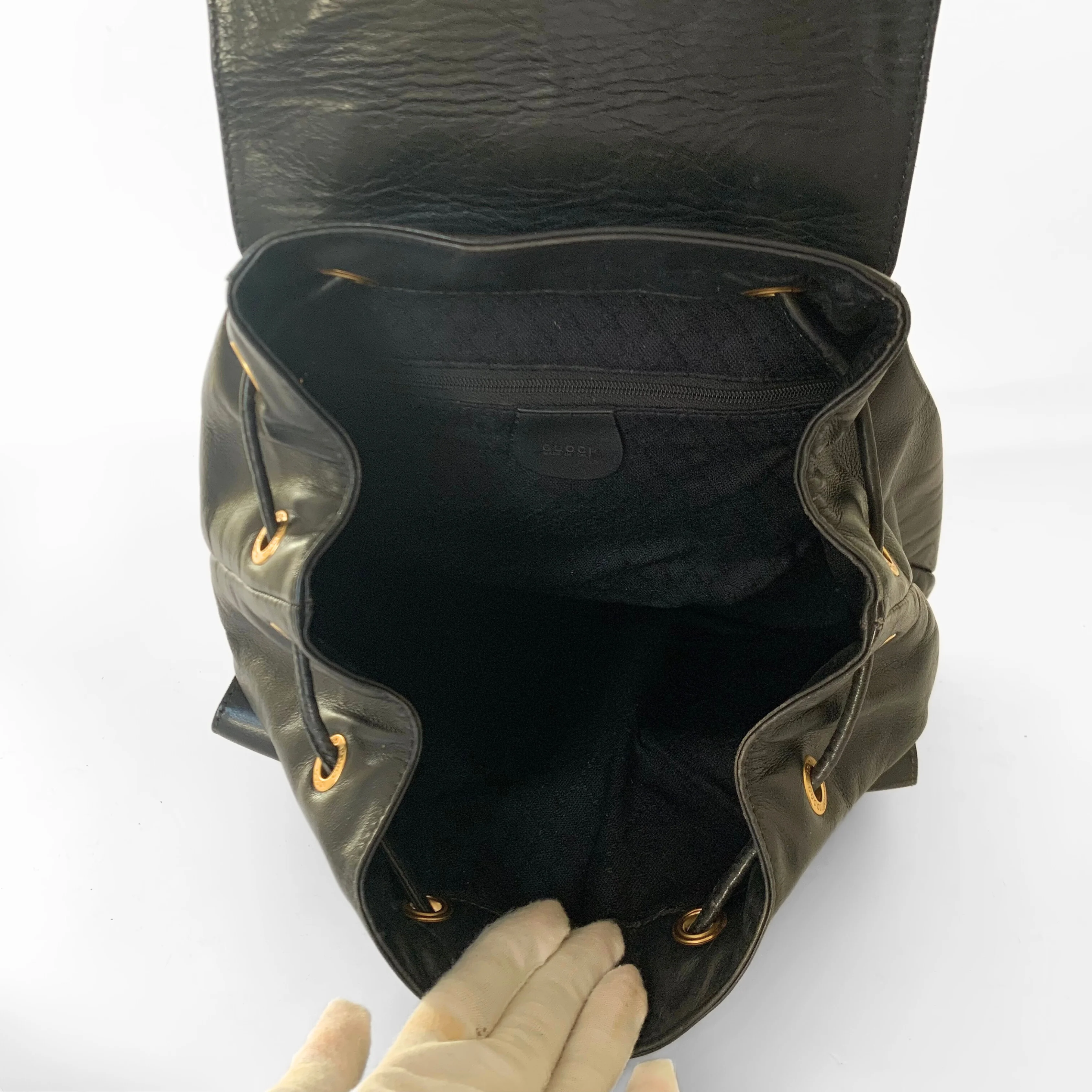Gucci Gucci Bamboo Backpack Large Leather - Backpacks - Etoile Luxury Vintage